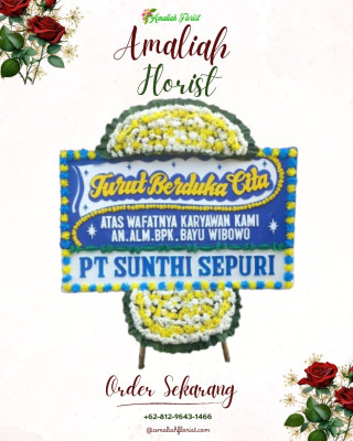 Papan Bunga Duka di Kertamukti