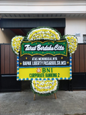 Papan Bunga Duka di Kertamukti