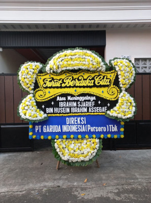 Papan Bunga Duka di Kertamukti