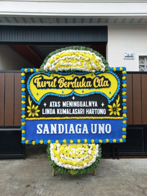 Papan Bunga Duka di Kertamukti